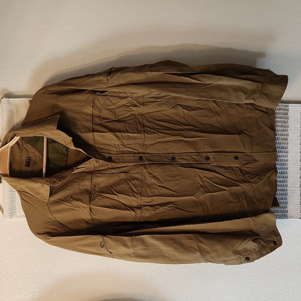 REI Button Up Field Shirt Fishing Hunting XL